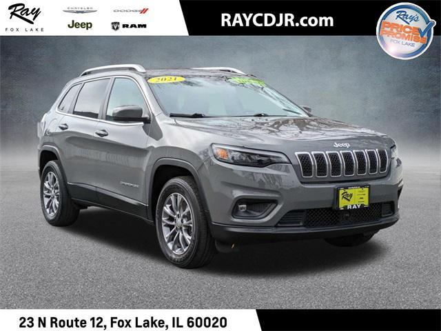 used 2021 Jeep Cherokee car, priced at $23,887