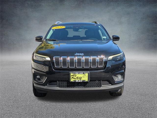 used 2021 Jeep Cherokee car, priced at $18,299