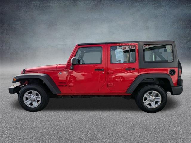 used 2017 Jeep Wrangler Unlimited car, priced at $19,399