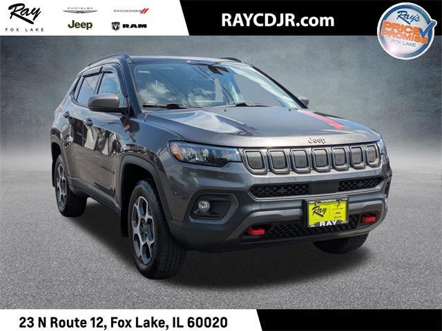 used 2022 Jeep Compass car, priced at $24,995