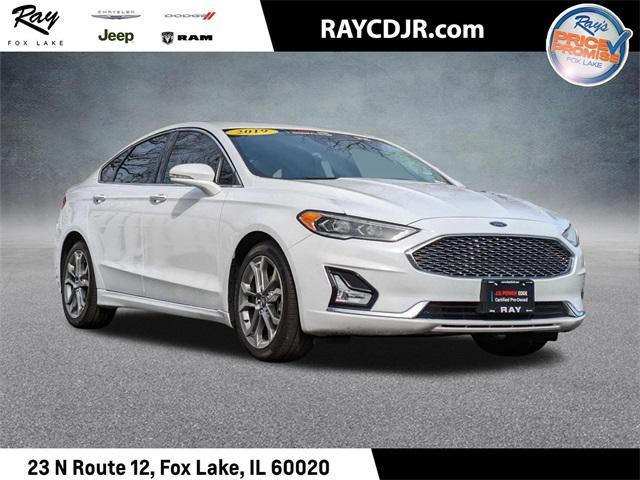 used 2019 Ford Fusion Hybrid car, priced at $14,787