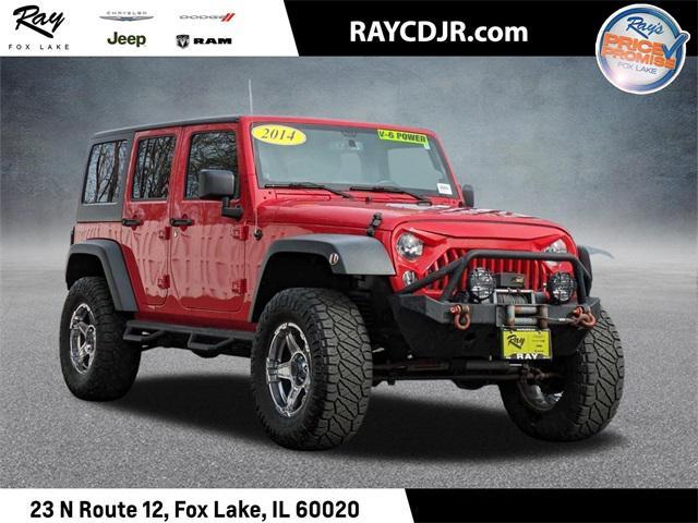 used 2014 Jeep Wrangler Unlimited car, priced at $17,987