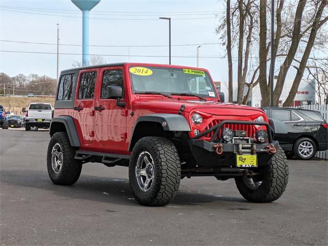 used 2014 Jeep Wrangler Unlimited car, priced at $18,987