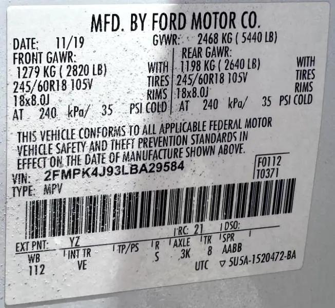 used 2020 Ford Edge car, priced at $18,150