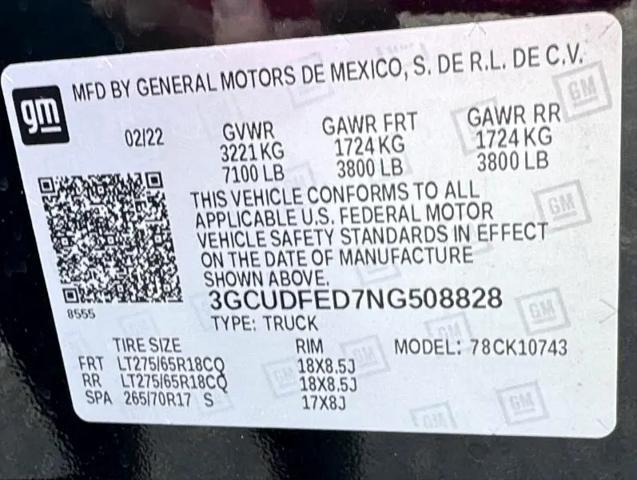 used 2022 Chevrolet Silverado 1500 car