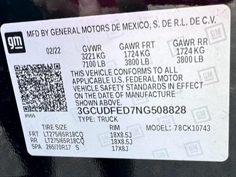 used 2022 Chevrolet Silverado 1500 car, priced at $48,500