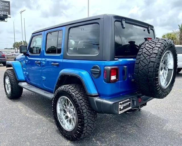 used 2021 Jeep Wrangler Unlimited car, priced at $34,500