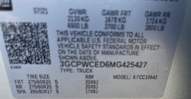 used 2021 Chevrolet Silverado 1500 car