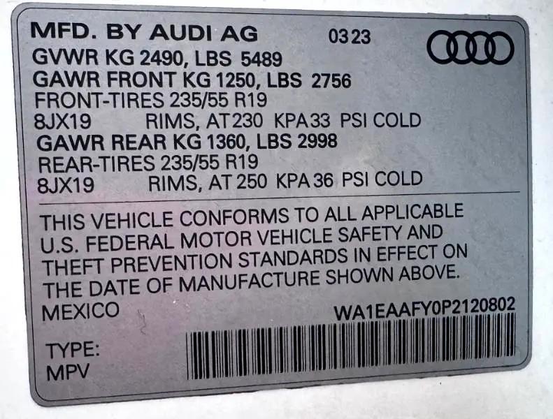 used 2023 Audi Q5 car, priced at $26,250