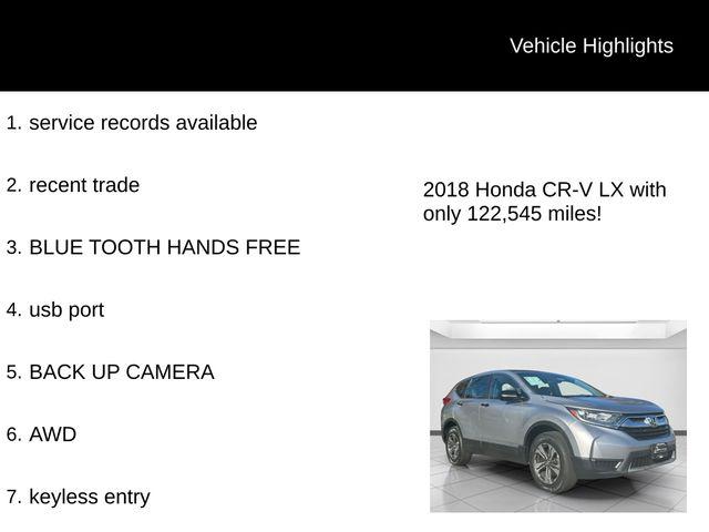 used 2018 Honda CR-V car, priced at $14,649
