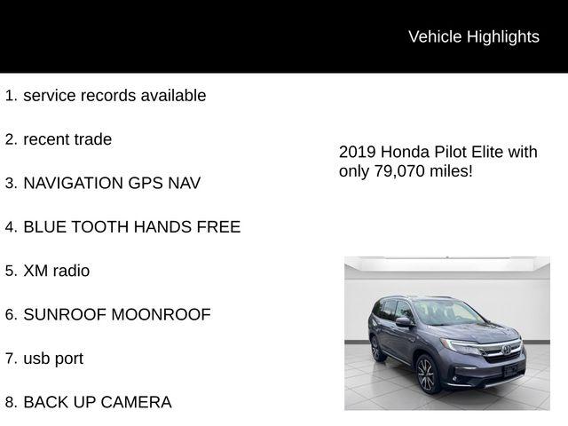 used 2019 Honda Pilot car, priced at $25,698