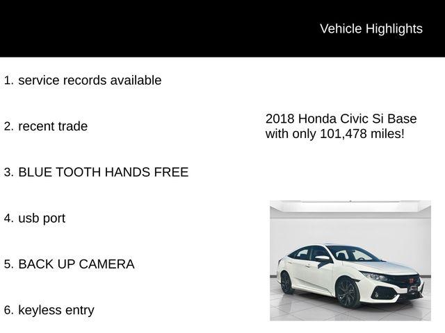 used 2018 Honda Civic car, priced at $17,588