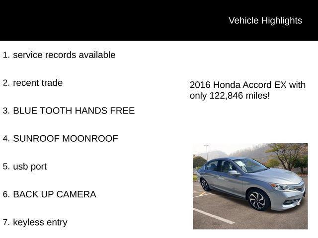 used 2016 Honda Accord car, priced at $15,923
