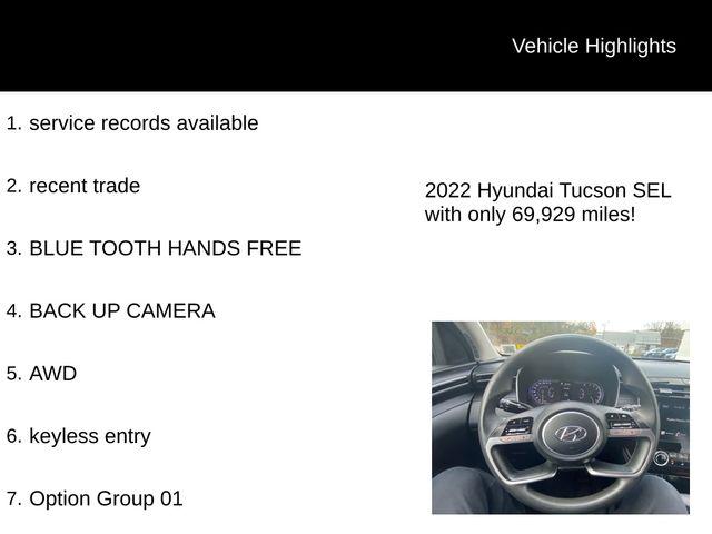 used 2022 Hyundai Tucson car, priced at $18,850
