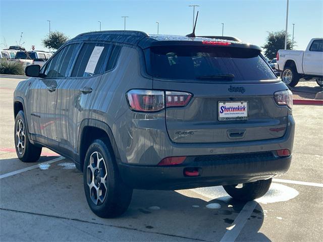 used 2022 Jeep Compass car, priced at $21,608