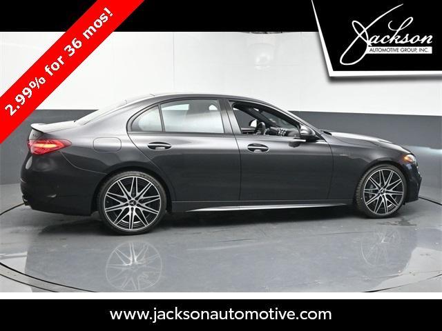 new 2025 Mercedes-Benz AMG C 43 car, priced at $77,595