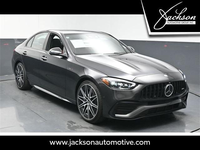 new 2025 Mercedes-Benz AMG C 43 car, priced at $77,595