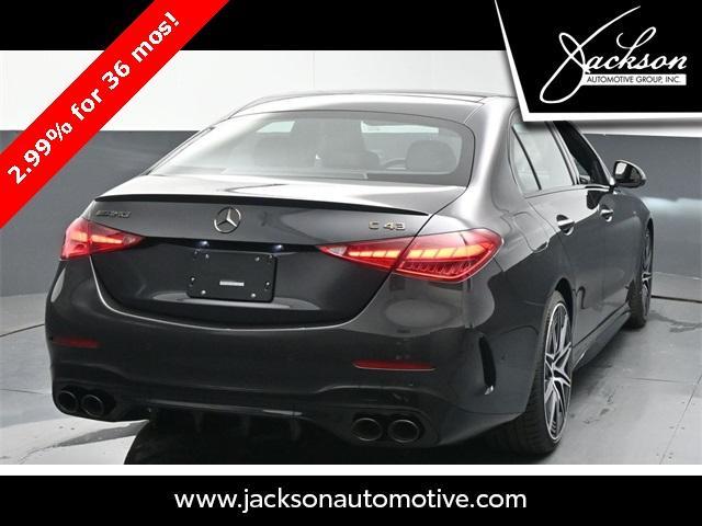 new 2025 Mercedes-Benz AMG C 43 car, priced at $77,595