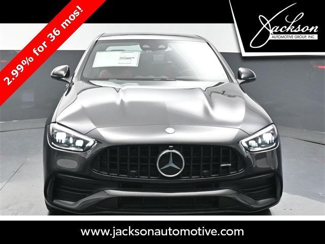 new 2025 Mercedes-Benz AMG C 43 car, priced at $77,595