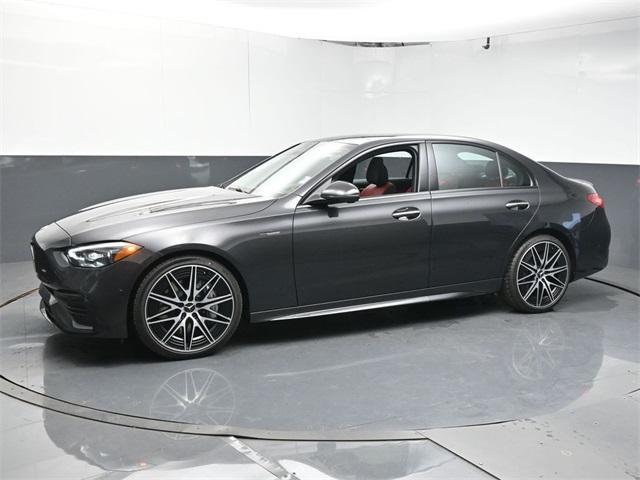 new 2025 Mercedes-Benz AMG C 43 car, priced at $77,595