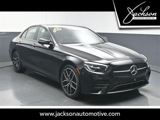used 2022 Mercedes-Benz E-Class car, priced at $42,686