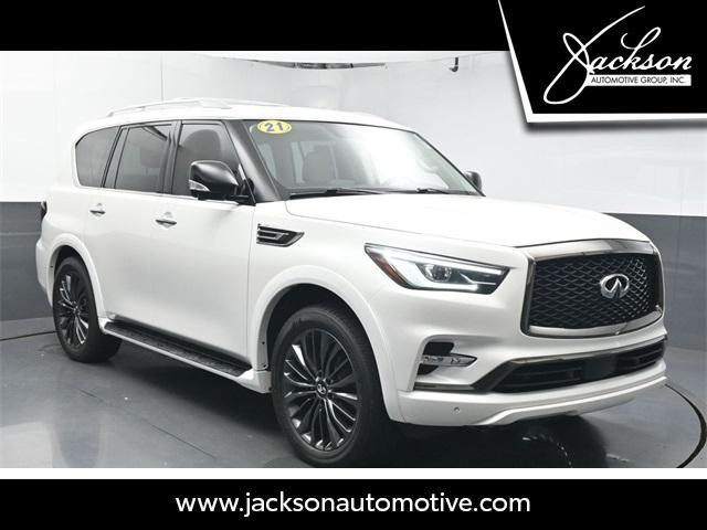 used 2021 INFINITI QX80 car, priced at $33,155