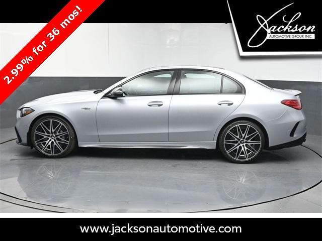 new 2025 Mercedes-Benz AMG C 43 car, priced at $71,920