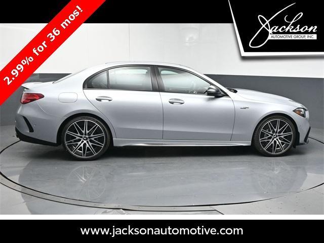 new 2025 Mercedes-Benz AMG C 43 car, priced at $71,920