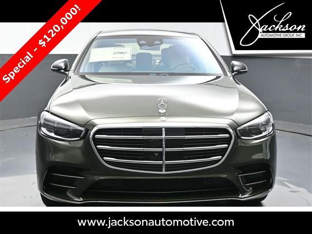 new 2024 Mercedes-Benz S-Class car, priced at $120,000