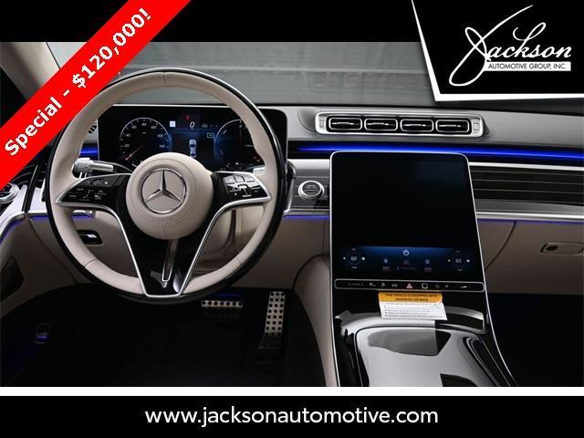 new 2024 Mercedes-Benz S-Class car, priced at $120,000