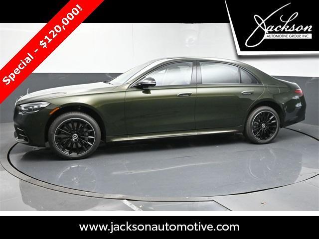 new 2024 Mercedes-Benz S-Class car, priced at $120,000