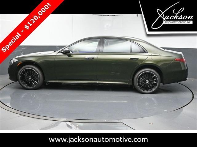 new 2024 Mercedes-Benz S-Class car, priced at $120,000