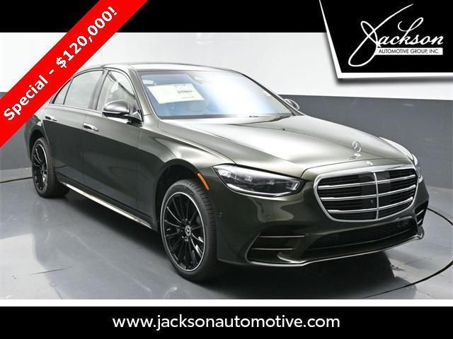 new 2024 Mercedes-Benz S-Class car, priced at $120,000