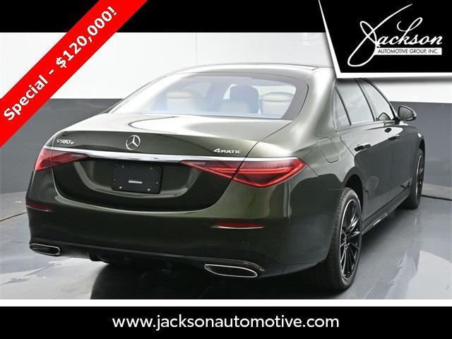 new 2024 Mercedes-Benz S-Class car, priced at $120,000