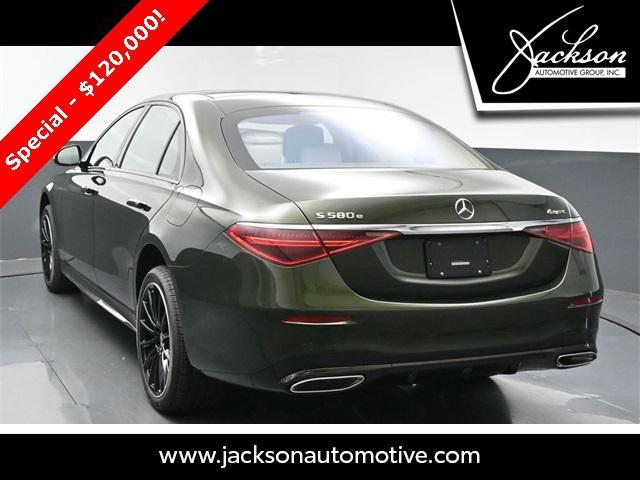 new 2024 Mercedes-Benz S-Class car, priced at $120,000