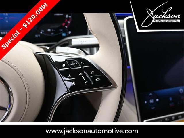 new 2024 Mercedes-Benz S-Class car, priced at $120,000