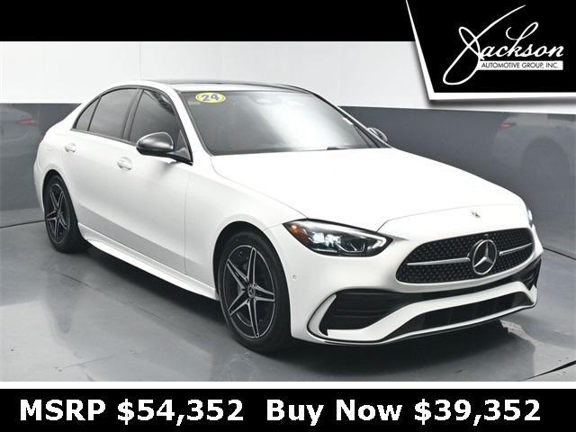 used 2024 Mercedes-Benz C-Class car, priced at $39,352