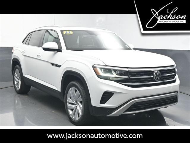 used 2022 Volkswagen Atlas Cross Sport car, priced at $27,937