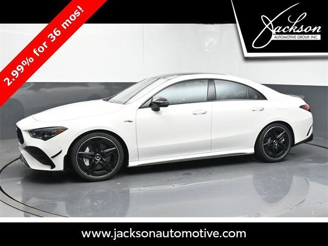 new 2025 Mercedes-Benz AMG CLA 35 car, priced at $66,250