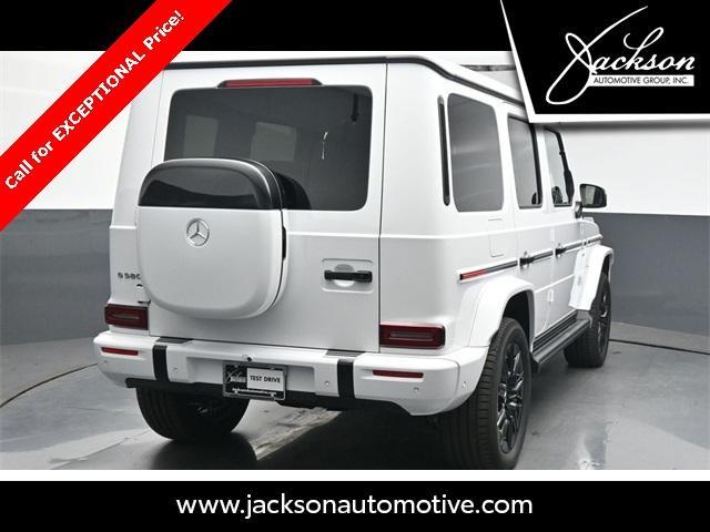 new 2025 Mercedes-Benz G-Class car, priced at $187,140