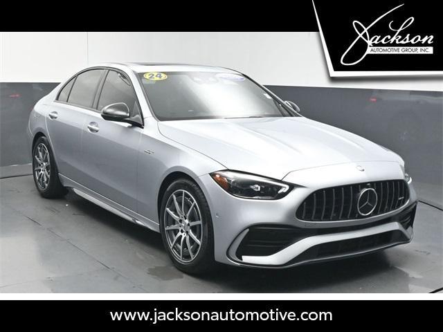 used 2024 Mercedes-Benz AMG C 43 car, priced at $63,832