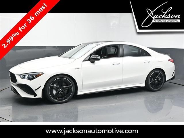 new 2025 Mercedes-Benz AMG CLA 35 car, priced at $67,900