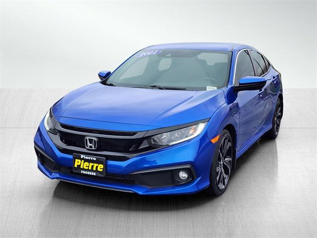 used 2021 Honda Civic car, priced at $22,998