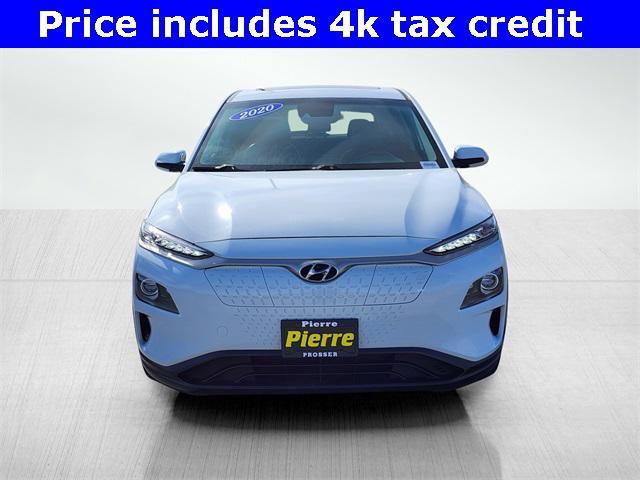 used 2020 Hyundai Kona EV car, priced at $15,888