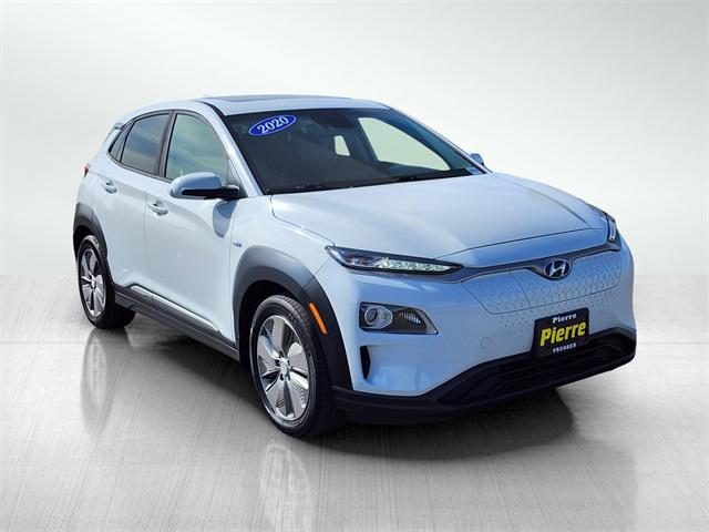 used 2020 Hyundai Kona EV car, priced at $17,888