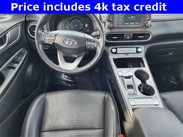 used 2020 Hyundai Kona EV car, priced at $15,888