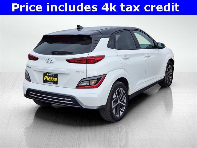 used 2022 Hyundai Kona EV car, priced at $18,888