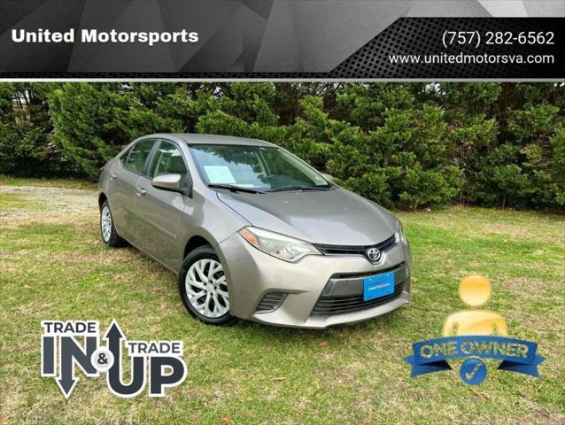 used 2016 Toyota Corolla car, priced at $9,995