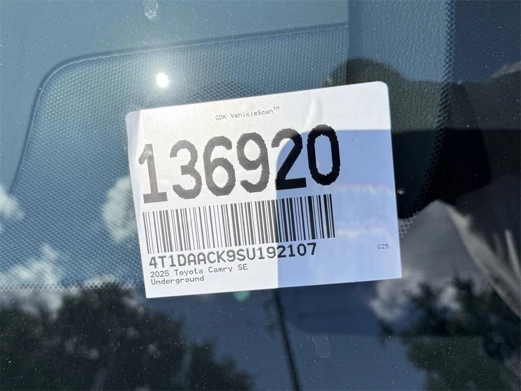 new 2025 Toyota Camry car, priced at $32,026