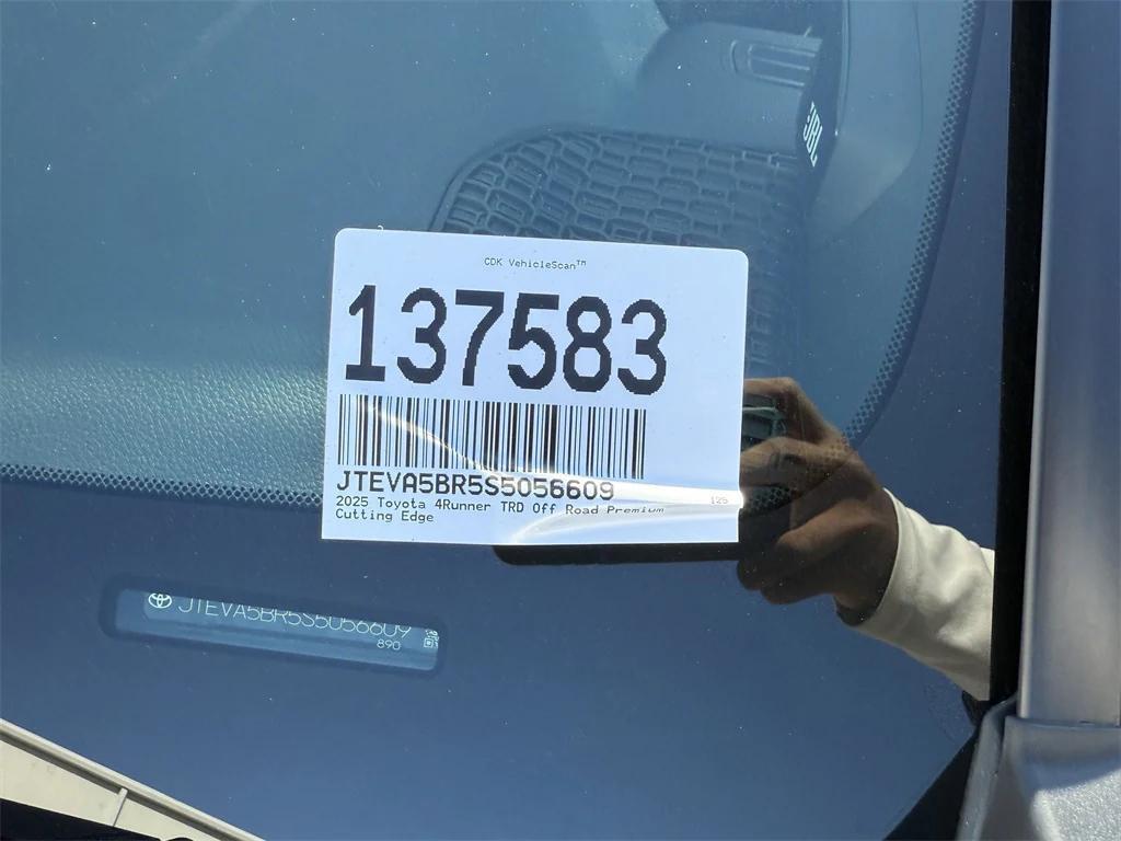 new 2025 Toyota 4Runner car, priced at $56,768